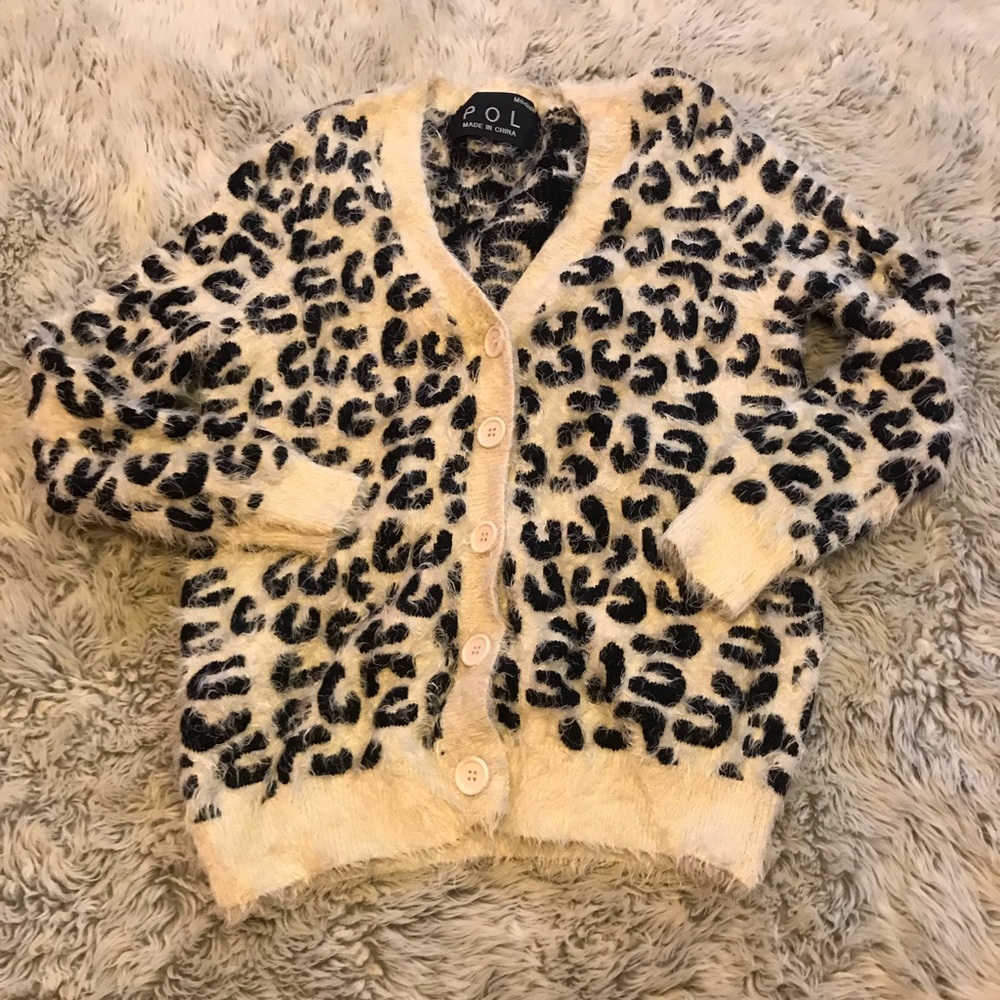 leopard print cardigan
